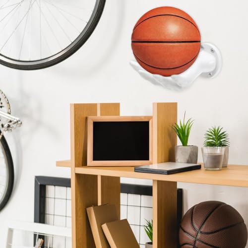 Support de basket en forme de mains pour optimiser le rangement mural - 3