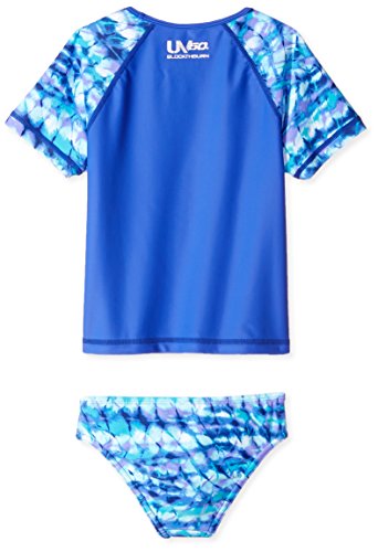 Image of Speedo Girl's Uv Swim Shirt Short Sleeve Rashguard Set