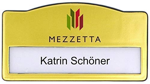 Plaque-adresse vêtements Schmalz anti-perforation pour identification badge