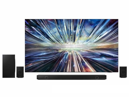 Image of SAMSUNG 65-Inch Class QLED 8K QN900D Series Neo Quantum HDR Smart TV (QN65QN900D, 2024 Model) w Q990D 11.1.4ch Soundbar w /Wireless Dolby Atmos Audio, Rear Speaker Included