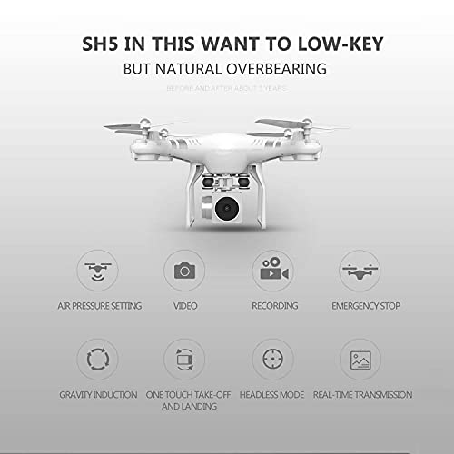 Dron de control remoto SH5 con mantenimiento de altitud y cámara 6