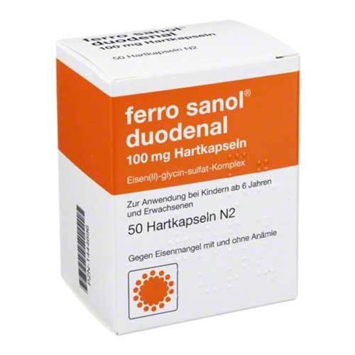FERRO SANOL duodenal Hartkaps.m.msr.überz.Pell. 50 St