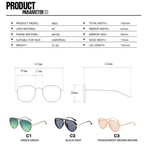 Lunettes de soleil rondes exprimez votre style rétro chic unique - 6