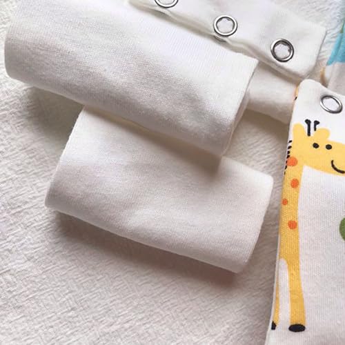 Senermter Extensor para Bodies de Bebé | Juego de 6 Piezas Extensor de Body Ajustable para Pequeños - Lámina Extensible para Bodys de Niños Niñas en Casa Cambio de Pañal Viajes