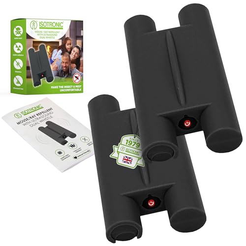 ISOTRONIC - Mouse & marten repeller with sound frequencies & interval switching against habituation effect - effective mouse & marten deterrent for cars - animal-friendly & safe (2)