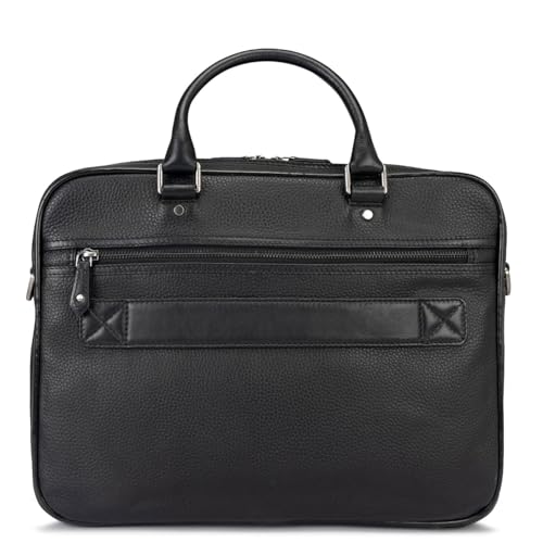 Image of Da Milano Leather Laptop Bag for Men & for Women - Fits Up To 15 inch Laptop (6166A)