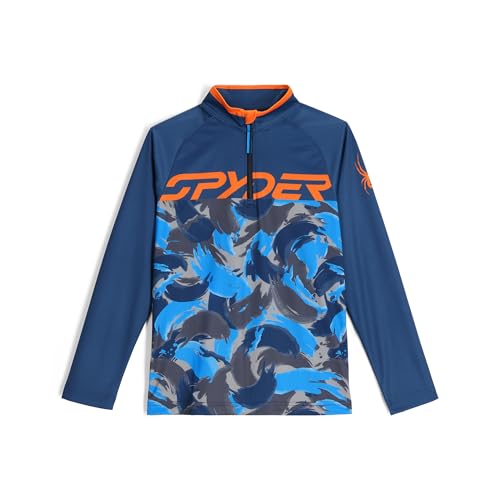 Spyder Boys' Camo Half Zip