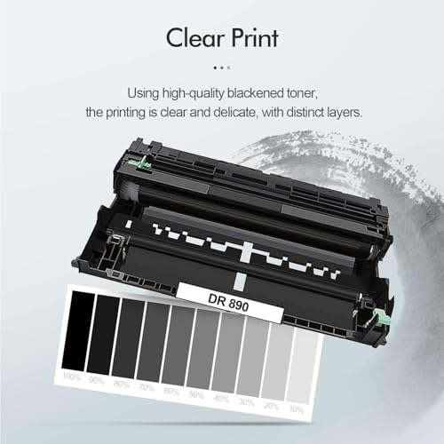 Image of 2 Pack Compatible DR890 DR-890 Drum Unit Replacement for Brother HL-L6400DW HL-L6400DWT HL-L6250DW MFC-L6900DW MFC-L6750DW M28a M28w M29a M29w