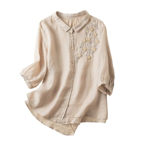 トップス Triacetate Floral Embroidery Blouse Triacetate Floral Embroidery