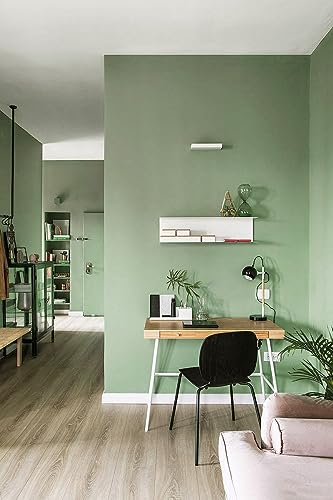 Image of Safiyya 118 inchx17.7 inch Light Green Peel and Stick Wallpaper Green Contact Paper Wall Paper Temporary Self Adhesive Decorative Wallpaper Vinyl Rolls for Wall