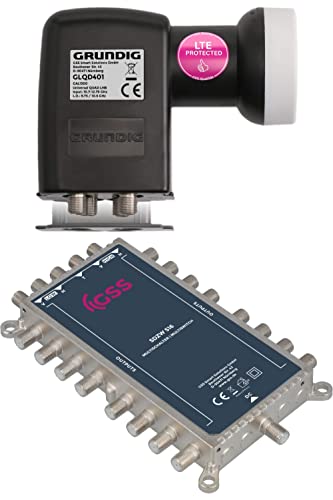 Protezione Intemperie GSS Per 2 LNB – Copertura Per Antenna Satellitare Contro Pioggia, Neve E Grandine