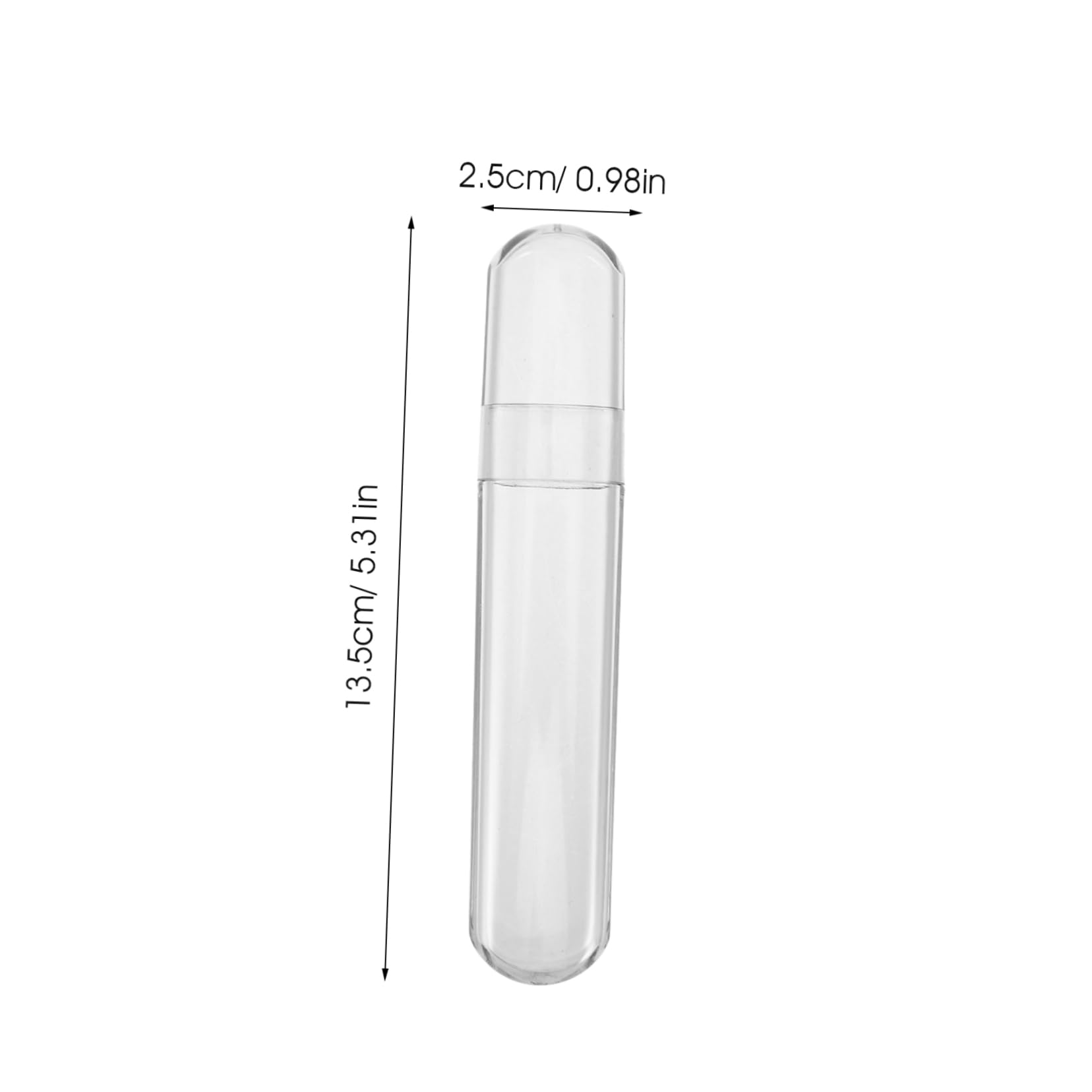 Ipetboom Versatile Plastic Tweezers Storage Case with Tube Caps Lash Organizer Travel Size