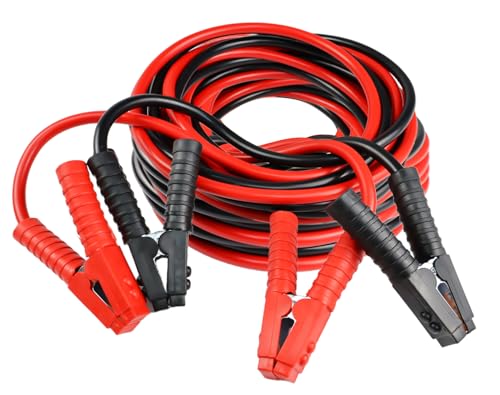 iMeshbean Auto Jumper Cables 0 Gauge 3000AMP 20Ft Instruction Slip Commercial Grade Automotive Booster Cables Heavy Duty for Car Van Truck
