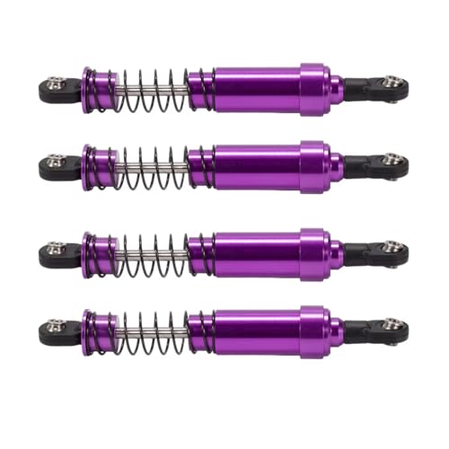 RC�_���p�[���f�� For Lcg For Scx10 For Trx4 For Gamde R1 1/10 75-115mm 4�� �A���~����a�V���b�N�A�u�\�[�o�[ �I�C���_���p�[ RC�N���[���[�p(Purple,105mm)