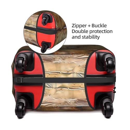 Nice Guitar Print Suitcase Protector Dust-Proof Case Men Women Travel Fits 18-32 Inch Luggage4