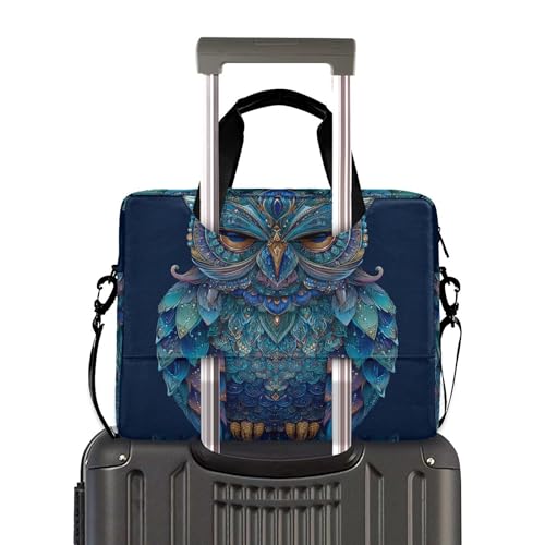 Maletín portátil con diseño búho ALAZA 13-15.6 pulg miniatura 3