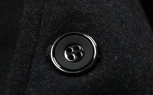 Cappotto da uomo aderente, soffice e caldo, in