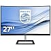 Produktbild Philips 271E1CA - 27 Zoll FHD Curved Monitor, FreeSync (1920x1080, 75 Hz, VGA, HDMI) schwarz