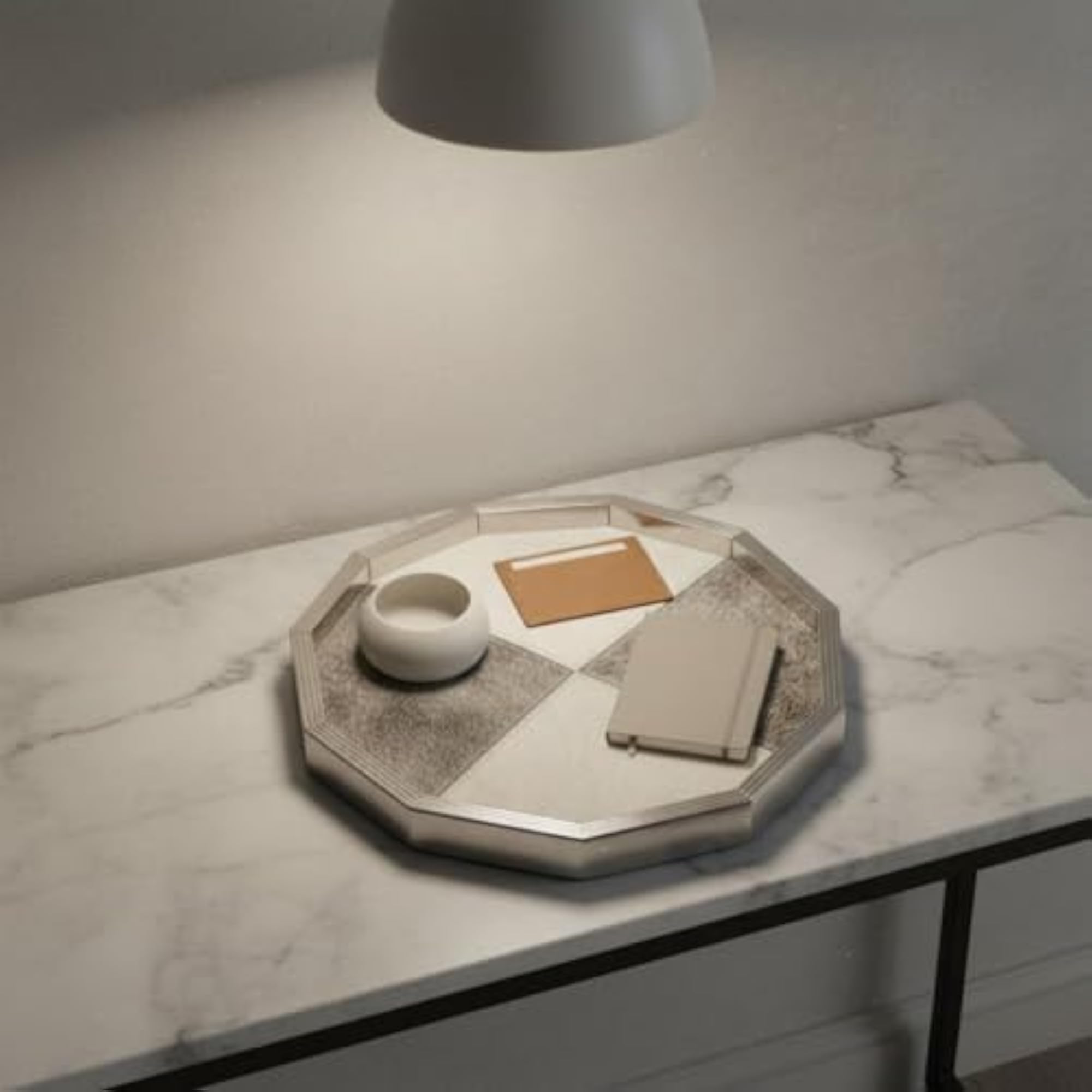 Decorative Tabletop Tray, Modern Luxury Design