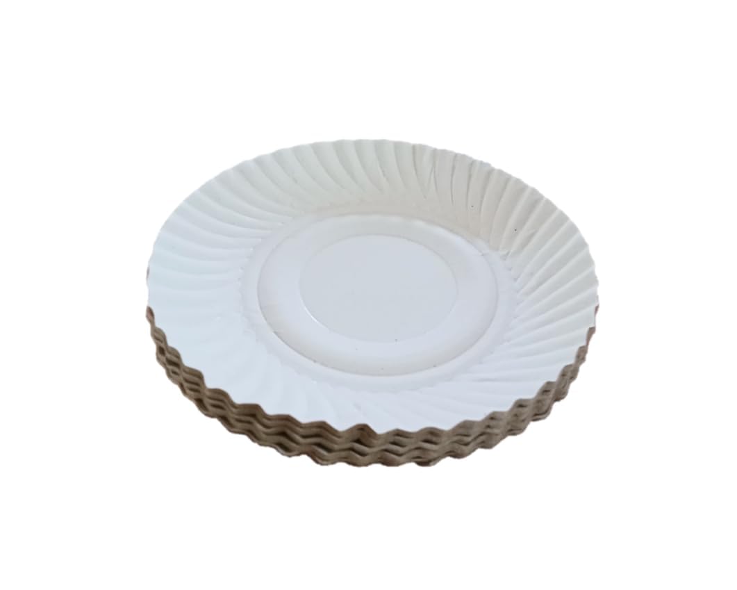 Freshee Paper Plates - 25 Pack, Compostable & Durable -10 Freshee Paper Plates - 25 Pack, Compostable & Durable -10