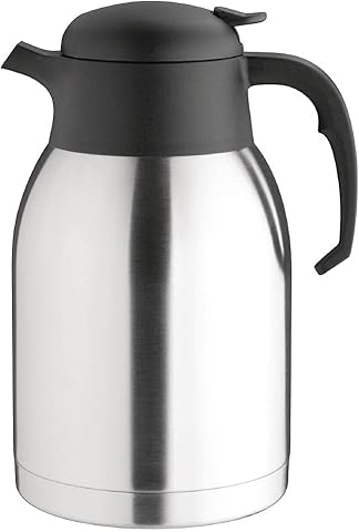 Jarra de vacío Olympia de acero inoxidable, de 2 litros, 248 mm x 143 mm