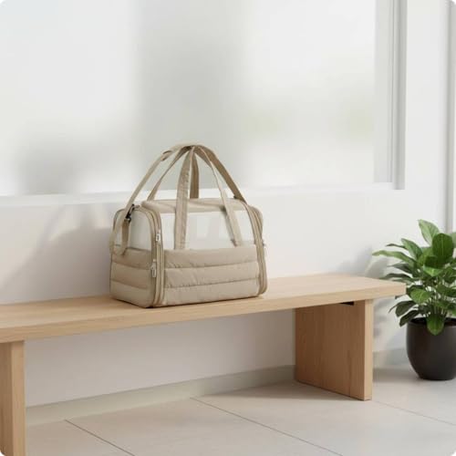 Sac de transport pliable noir, caisse respirante lavable déplacement