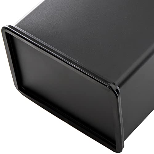 Coloch-95L-Metal-Trash-Can-with-Removable-Bag-Holder-25-Gallon-Black-Stainless-Steel-Garbage-Container-Bin-Open-Top-Wastebasket-for-Bathroom-Kitchen-Office-Hotel-Home-Use-9-x-62X-10-Inch