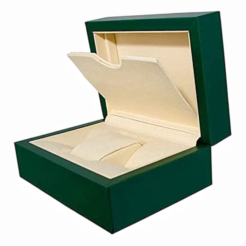 Caja exhibición reloj Caja almacenamiento reloj madera verde mejorada con almohada Caja reloj gama alta para Ro-le-x Day-to-na G-M-T Su-bma-rin-er