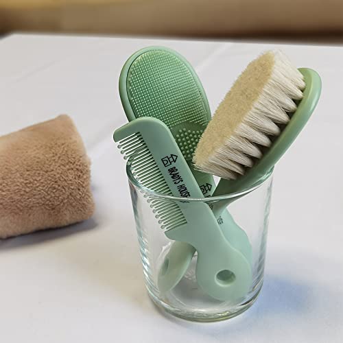 Bradys House HJ-BD003 3 Piece Baby Hair Brush & Comb Set thumb #5