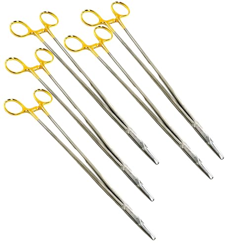 Extra Long Forceps - 12 Inches (30.48cm) Mayo Hegar Needle Holder with Tungsten Carbide Inserted Tips | Long Reach Premium German Stainless Steel Instruments (5)