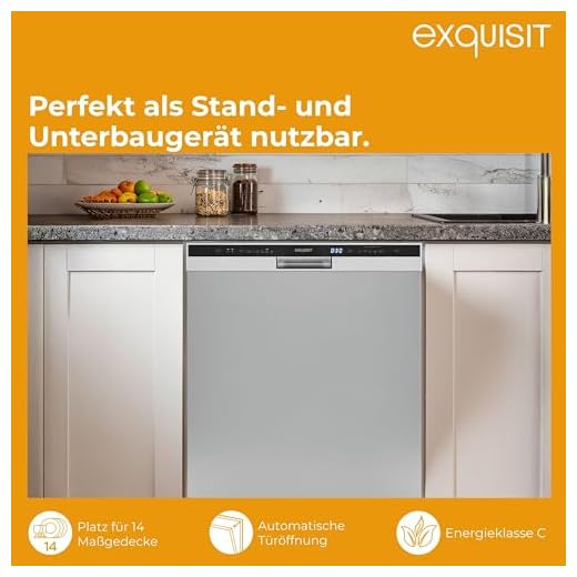 Exquisit PRO Geschirrspüler 60 cm