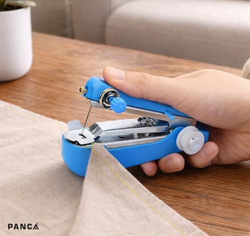 Image of PANCA Handy Stitch Mini Hand Sewing Machine | Portable Stapler Style Silai Machine for Quick Repairs & Home Tailoring | Lightweight Handheld Stitching Tool for Clothes