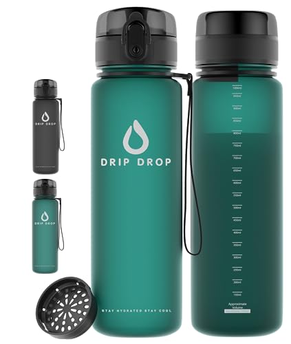 DRIP DROP Trinkflasche 1l Sport uberBottle softTouch BPA-Frei - a...