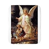 CafePress Guardian Angel Sherpa Fleece Throw Blanket 60' L x 50' W
