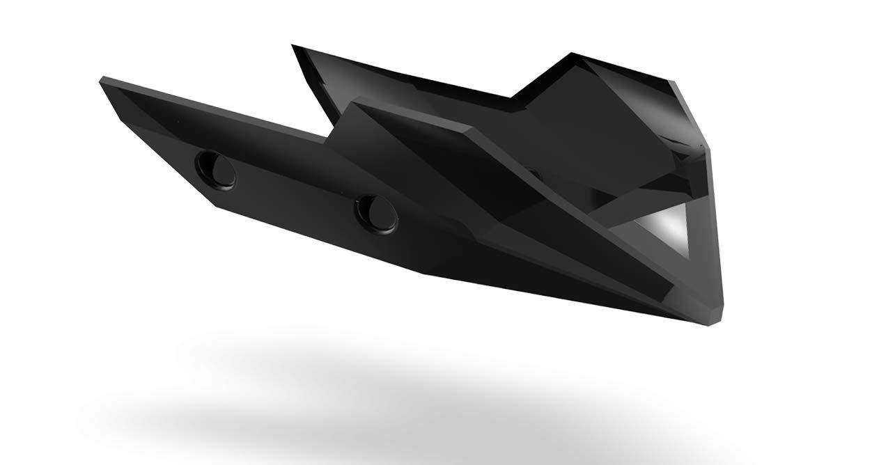Spoiler motore compatibile con Kawasaki Z750 2008-2012