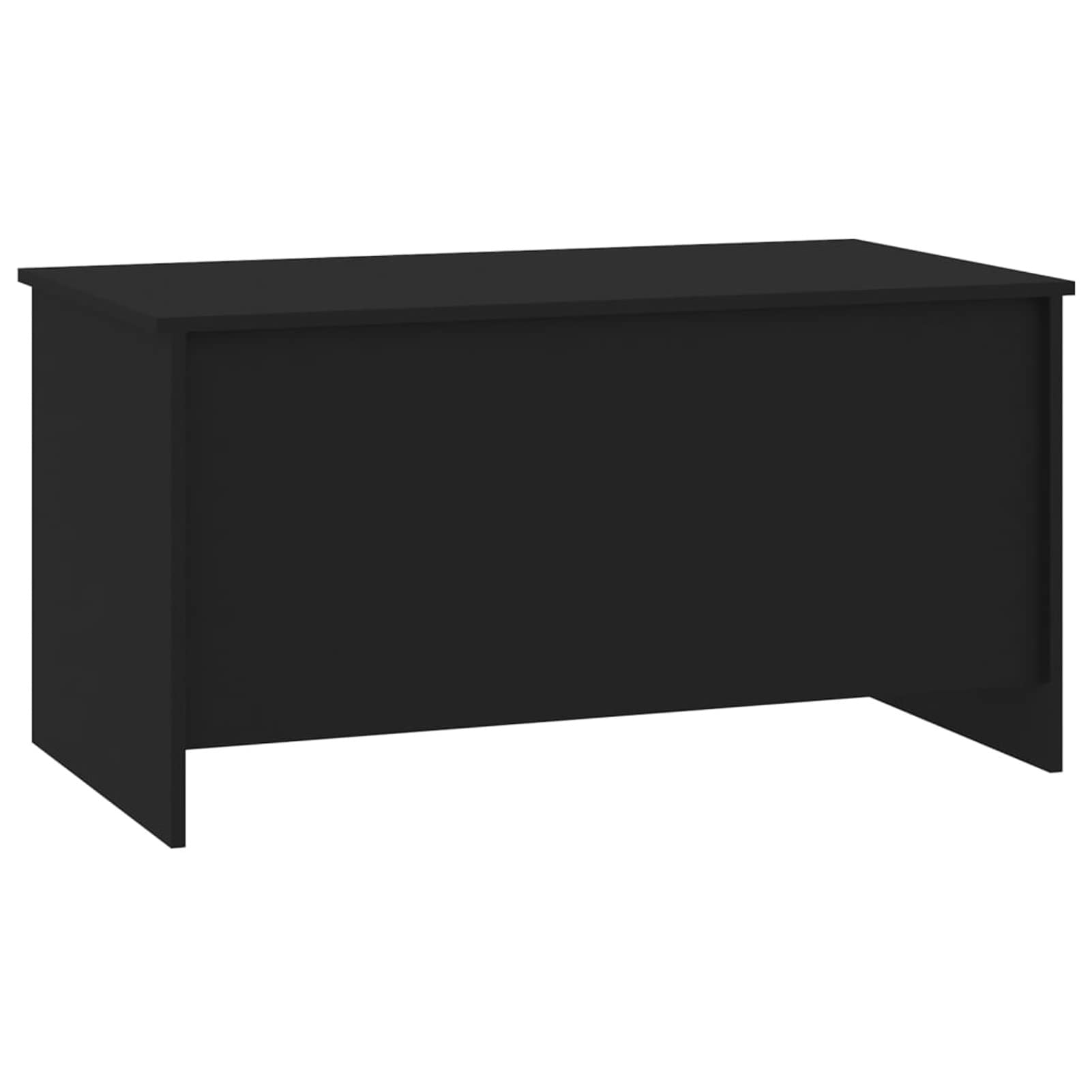 Homgoday Tavolino da caffè nero, 102 x 55,5 x 52,5 cm, in legno ingegnerizzato, tavolino da tè per soggiorno, sala d'accoglienza degli ospiti, camera da letto e mobili da ufficio