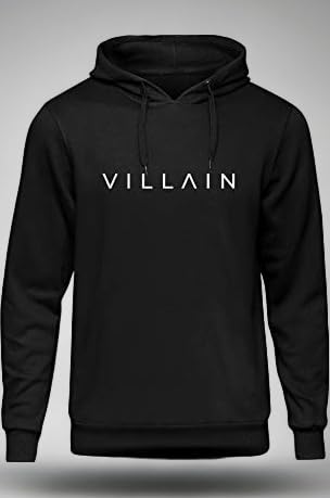 Men's Cotton Blend Hooded Sweat Shirt-Black