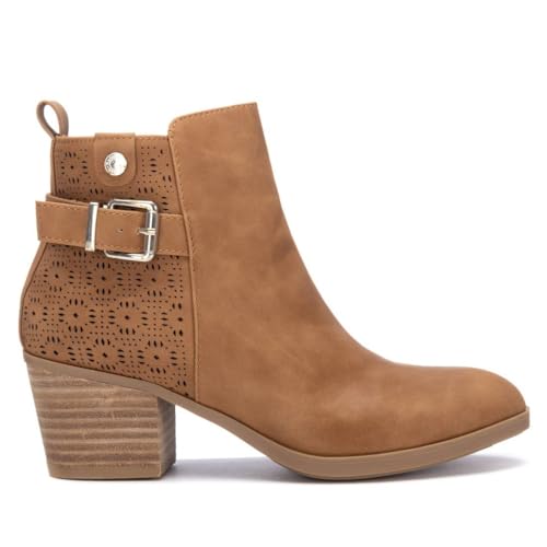 Bottines Femme REFRESH 172623 en similicuir noir pour l'automne