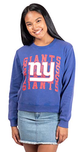 Ultra Game Women's NFL Official Super Soft Oversized Cozy Sweatshirt