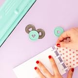 Craftelier - dziurkacz z 9 otworami do scrapbookingu, notatników i majsterkowania | Wydajność dziurkowania na 3 papier 90 g/m2 | Przybliżony rozmiar. 29 x 9 x 5 cm