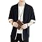 Kimono Japonais Homme Dragon Brodé - Style Yukata Vintage, Taille 50, Multicolore