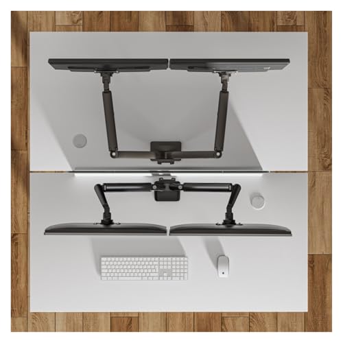 Support pour écran d'ordinateur double bras robotique T12-2 de bureau - 4