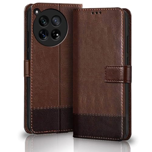 TheGiftKart Flip Back Cover Case for OnePlus 12 5G | Dual-Color Leather Finish | Inbuilt Stand & Pockets | Wallet Style Flip Back Case Cover for OnePlus 12 5G (Faux Leather, Brown & Coffee) TheGiftKart Flip Back Cover Case for OnePlus 12 5G | Dual-Color Leather Finish | Inbuilt Stand & Pockets | Wallet Style Flip Back Case Cover for OnePlus 12 5G (Faux Leather, Brown & Coffee)