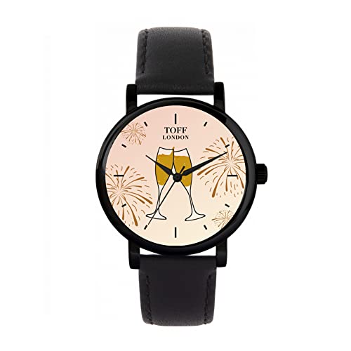 Reloj de lujo moda mujer con esfera champagne elegante y 3atm