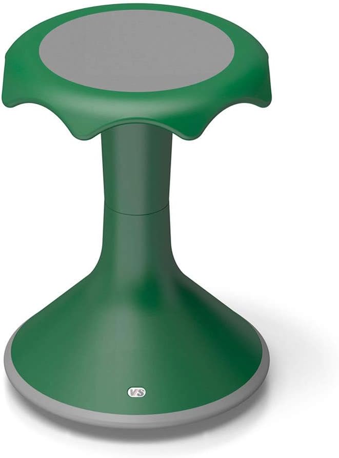 Hokki VS America Stool, Flexible Ergonomic Seating Stool for Kids and Adults, 18" Seat Height, Green
