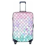 CKGODGF Funda elástica para equipaje con estampado de té de sirena, XL