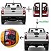 TailLight LED Smoked Black Compatible With Ford Ranger 2023-2025+ T9 Upgrades Pickup Truck Mk4 Rear