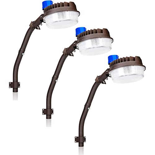 LEDMO LED Barn Light 120W 3 Pack with Mounting Arm 18000LM 5000K LED Garage Light Adjustable Angle IP65 Waterproof Flood Lights Outdoor for Yard Warehouse Security Lights with External Photocell LEDMO LED Barn Light 120W 3 Pack with Mounting Arm 18000LM 5000K LED Garage Light Adjustable Angle IP65 Waterproof Flood Lights Outdoor for Yard Warehouse Security Lights with External Photocell