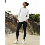 MAGCOMSEN Women's Thermal Shirts Mock Turtleneck Fleece Lined Long Sleeve Workout Tops Underwear Base Layer Running - Image 5