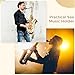 Alto Saxophone Music Clip With Cleaning Cloth, Vertical Holder For Tenor & Alto Sax, Lyre Clip For Beginners & Pros